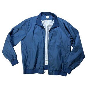 Peter Millar XXL Men's Blue Full Zip Lightweight Polyester Jacket